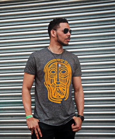 "Face of Africa" Grey & Bold Tees